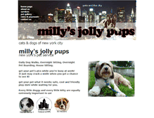 Tablet Screenshot of millysjollypups.com